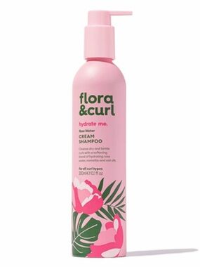 Flora & Curl Rose Water Cream Shampoo 300ml BRAND NEW